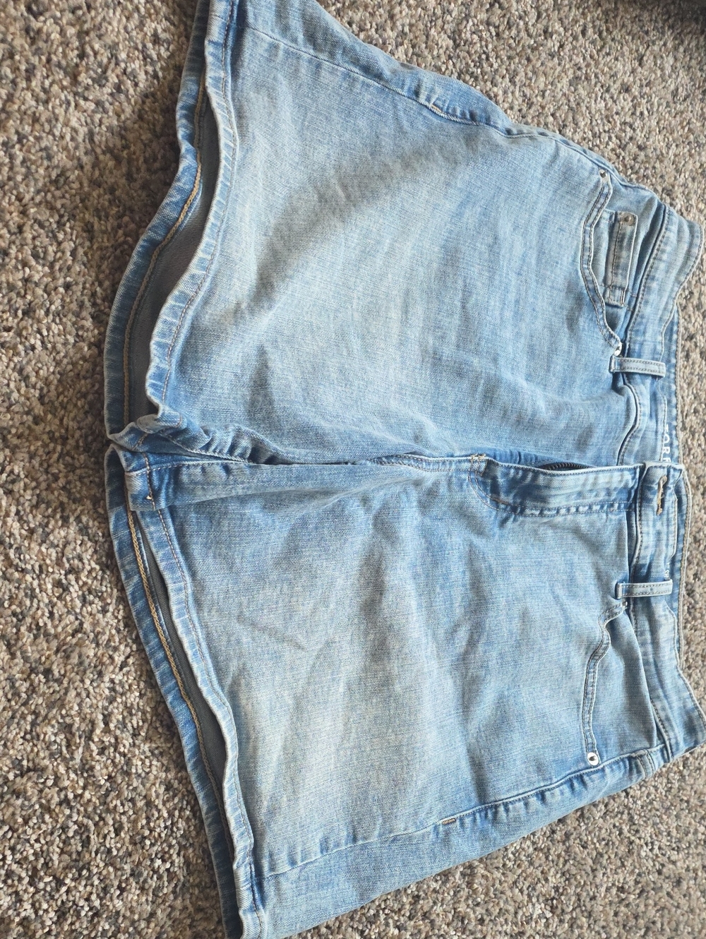 torrid Light Wash Denim Shorts